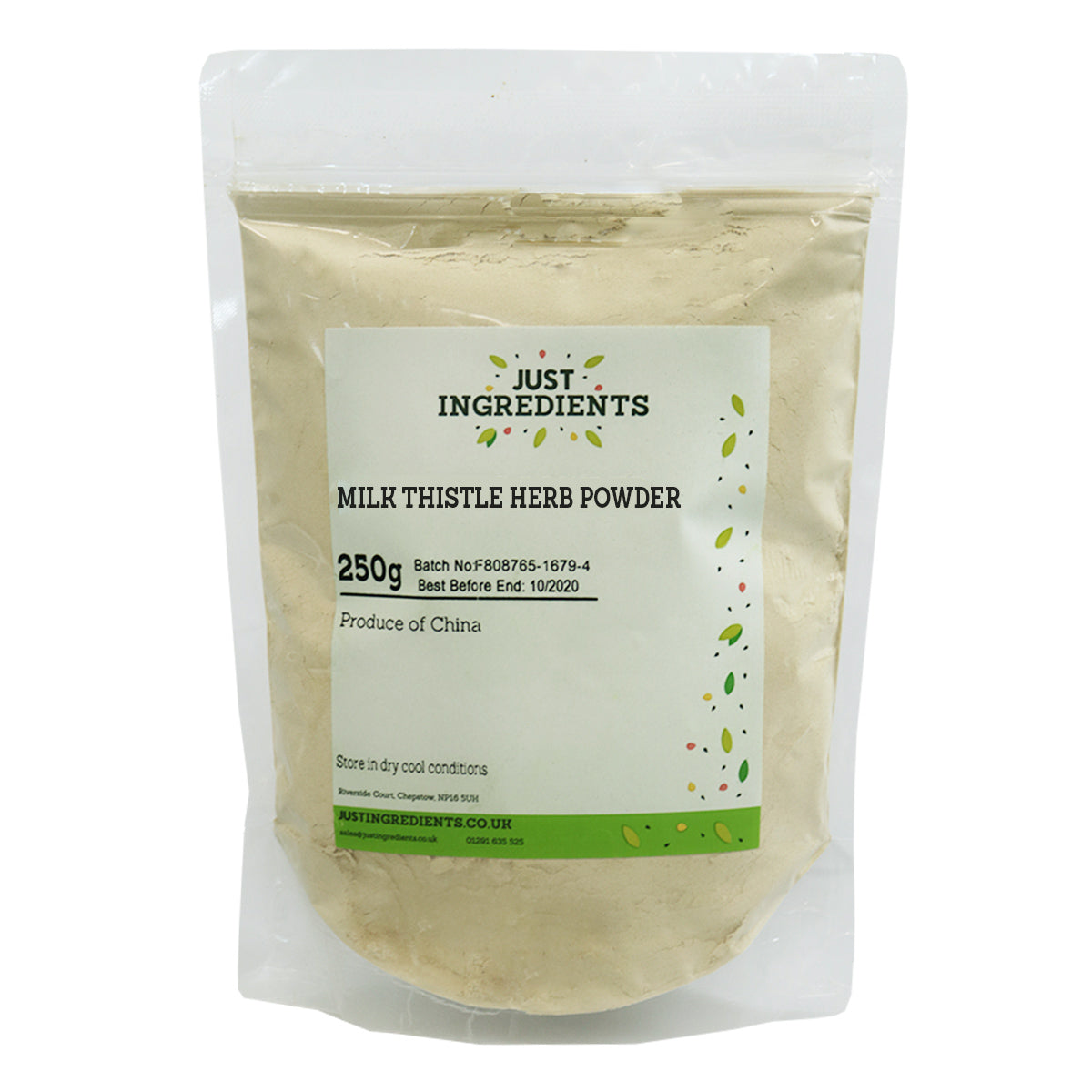 JustIngredients Milk Thistle Herb Powder
